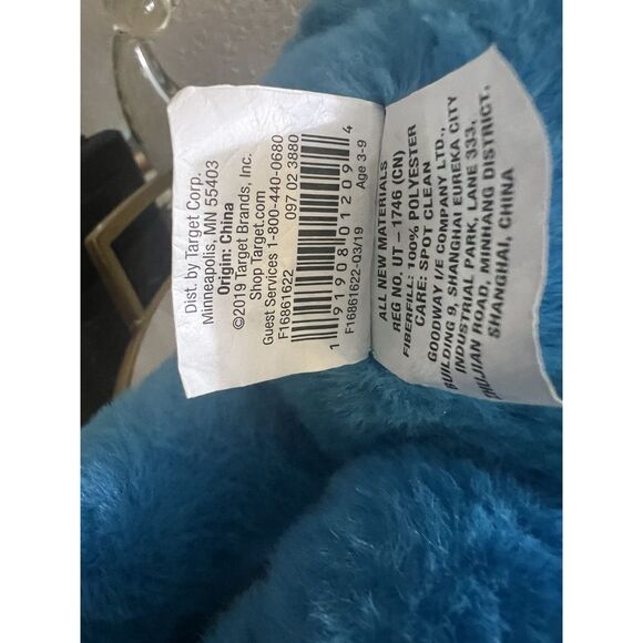 Pillowfort Yeti Blue Monster Huggable Plush Stuffed Animal 19” - Picture 6 of 6